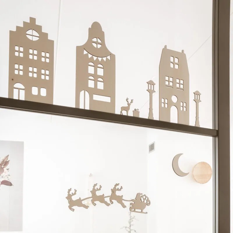 Houten grachtenpandjes | Set 2