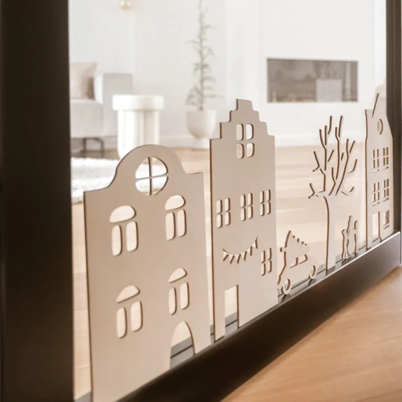 Houten grachtenpandjes | Set 1