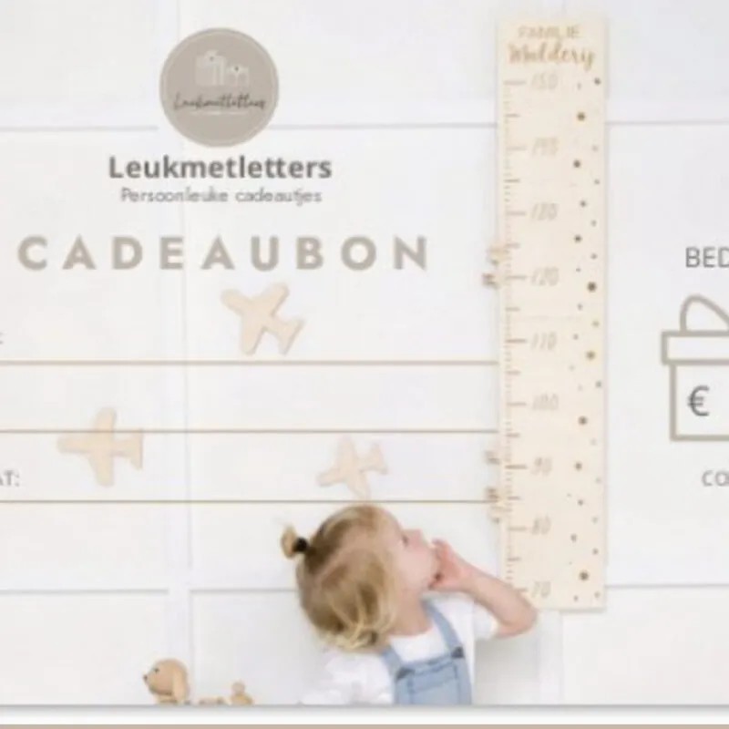 Leukmetletters cadeaubon